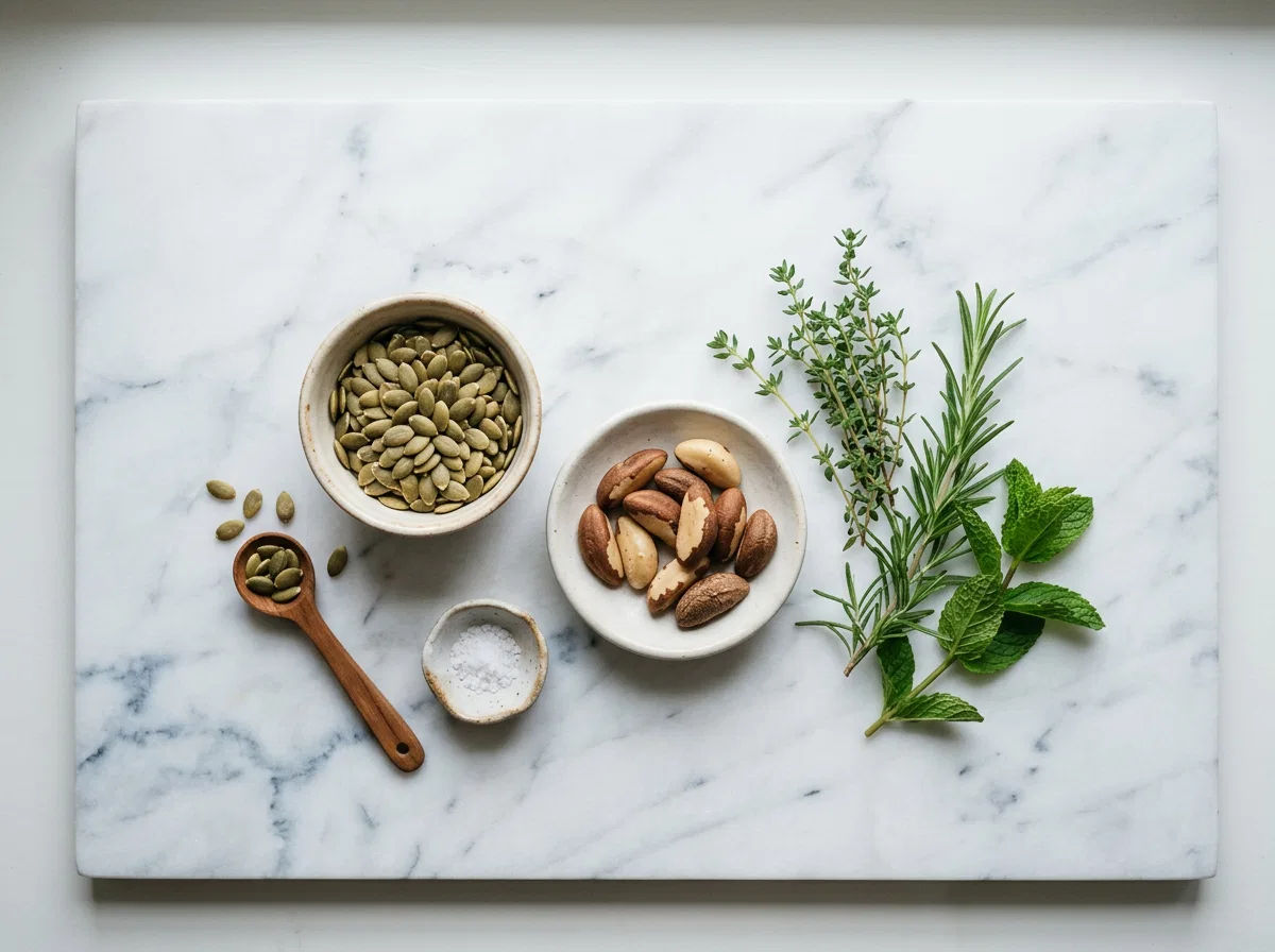 Naturliga ingredienser med zink och selen - kosttillskott med L-karnitin och selen för män