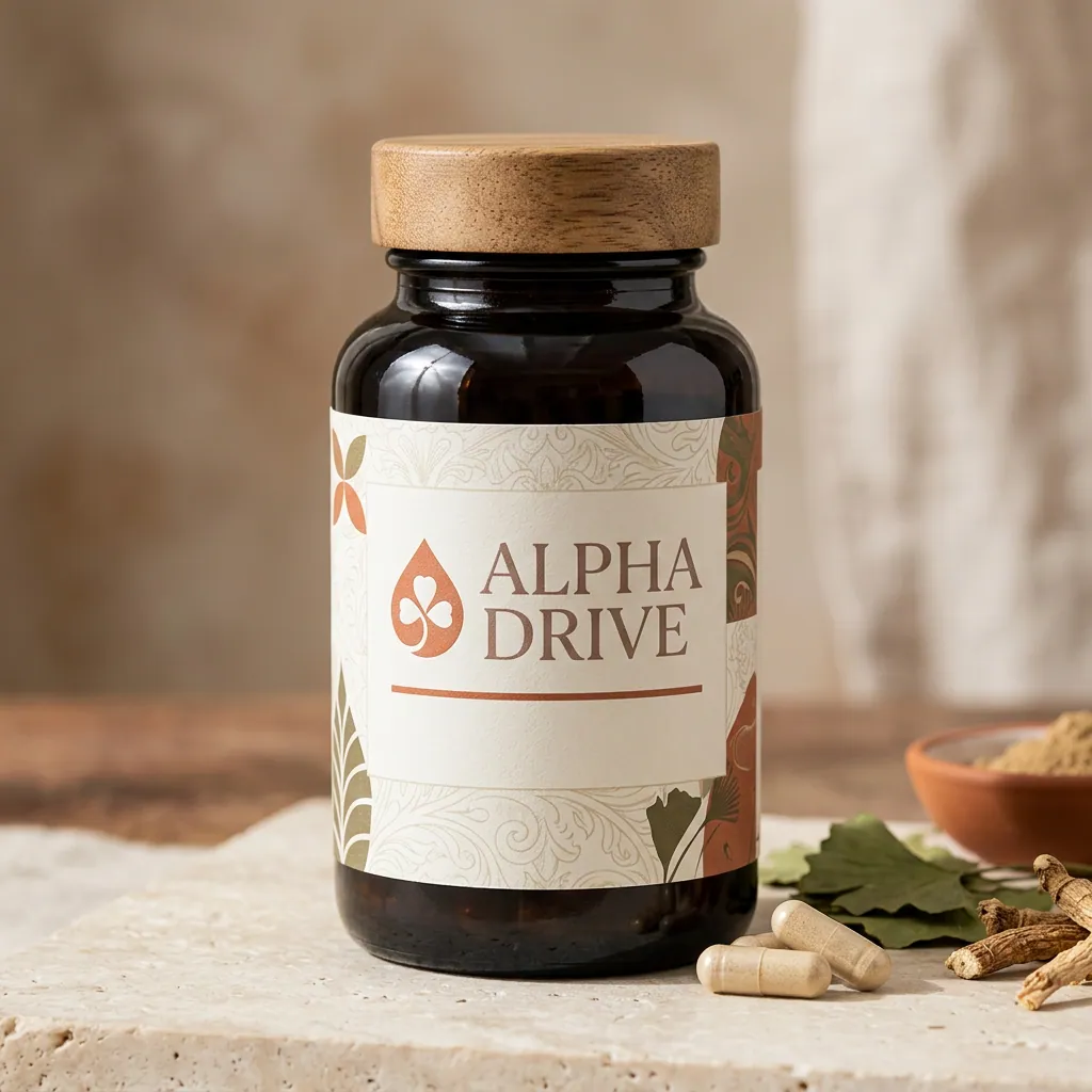 Alpha Drive kosttillskott burk - 60 kapslar